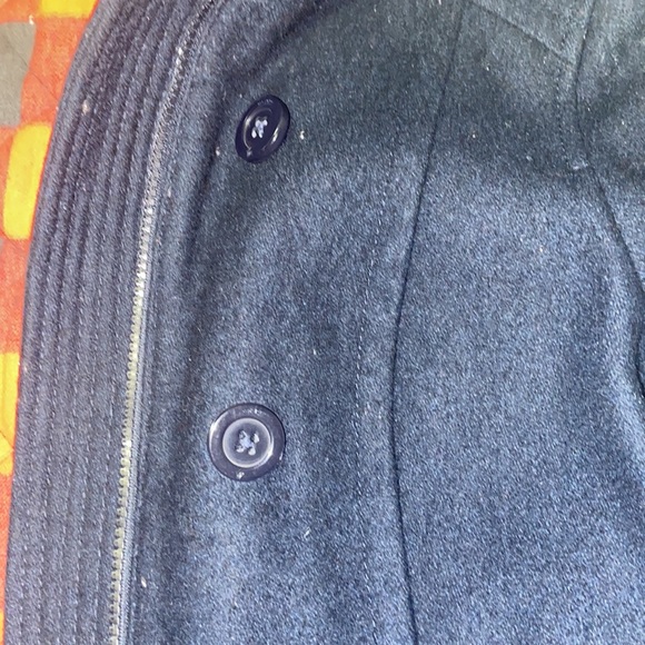 American Eagle Outfitters AEO Wool Blend Button Pea Coat Size Small - Picture 7 of 8